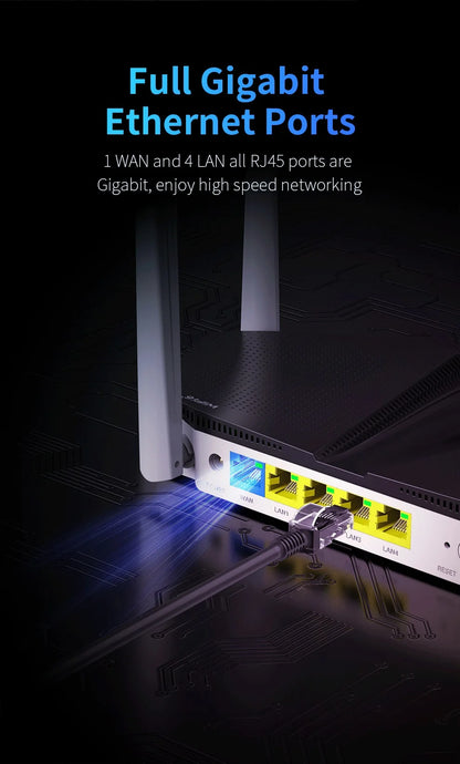 COMFAST AX3000 WIFI6 5GHz Mesh Wifi Router MU-MIMO Full Gigabit Wi-fi Coverage 6 Antennas Network Extender Amplifier for Home.