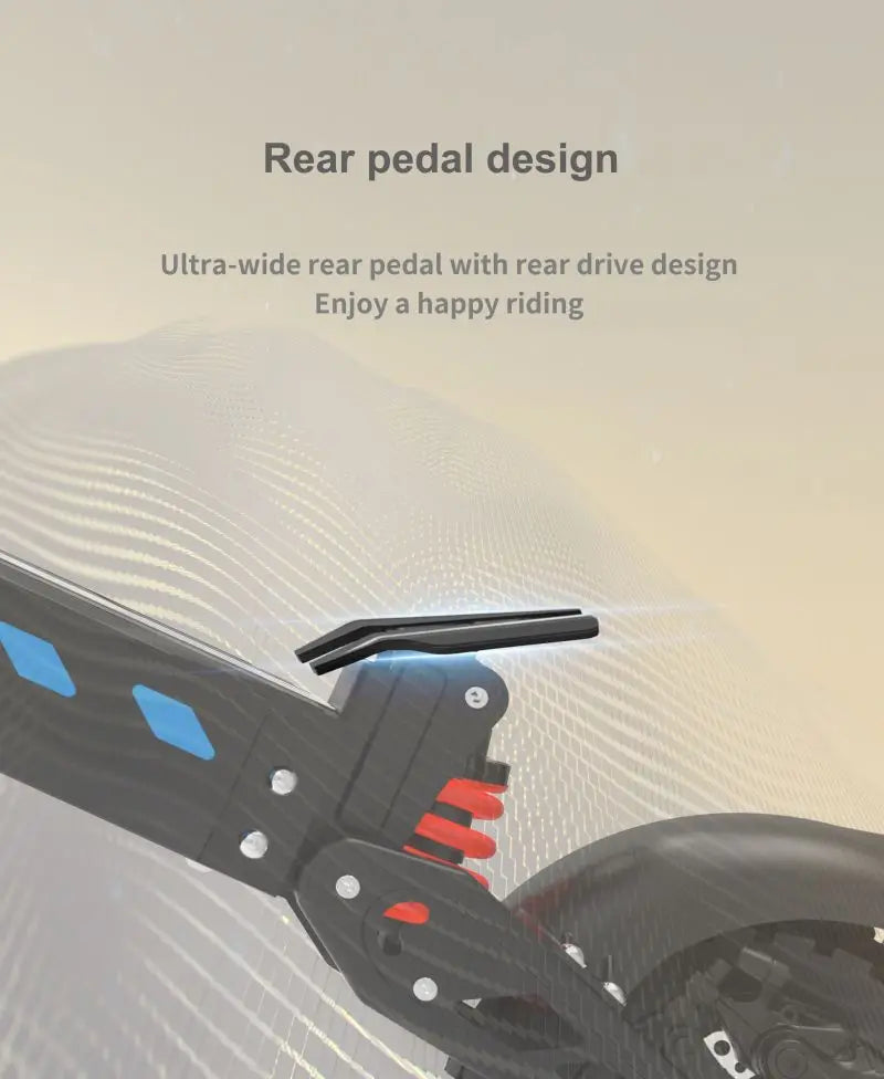 Drive Tron DT10 1400W Power Motor 48V 15.6AH Battery 10inch Folding E-Scooter Off-road Electric Scooters.