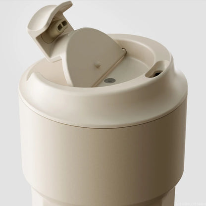 New Youpin Daily Element Portable Water Cup Coffee Mug 316 Stainless Steel Safety Seal 420ml Cold Storage Thermos Cup Mouth Snap.