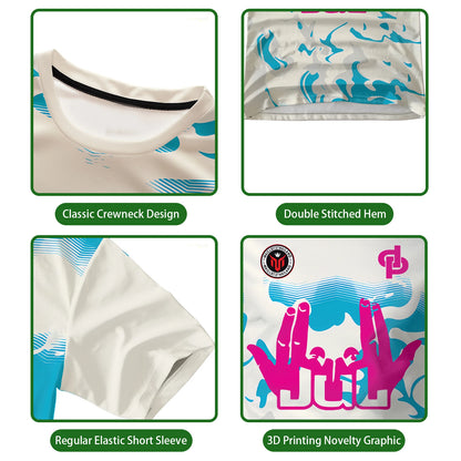 New Summer Maillot JUL Jersey Tchikita Youth Breathable Quick Dry Training Football T-shirt Men and Women Fashion Sports Tees.