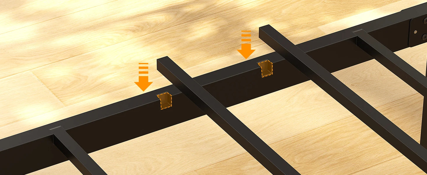 140x200 mit Gitterrahmen, integrierte LED-Beleuchtung und Ladestation (2 AC-Steckdosen, 2 USB-Anschlüsse), Bett 140x200 Mit Lattenrost Au