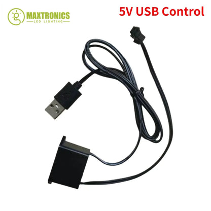 1M/3m/5M LED Neon Licht USB Flexible EL Draht Seil Rohr Wasserdichte LED Streifen Band für Urlaub Dance Party Decor Licht 3V 5V 12V