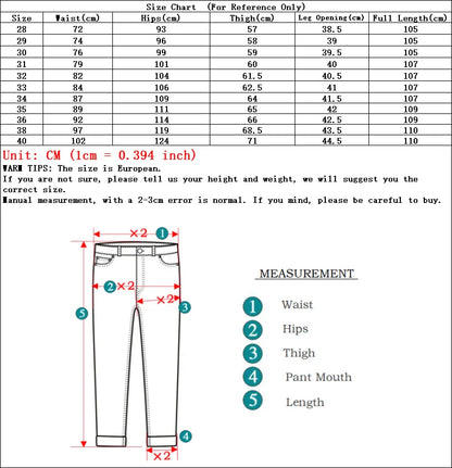 28-40 Large Size Winter Men Plush Thick Fleece Trouser Lambswool Thermal Jeans Casual Pants Windproof Warm Cotton Denim Pants.