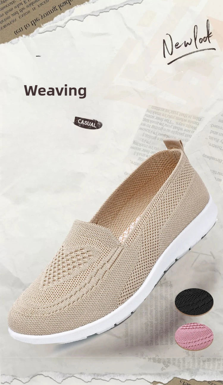 Women's Shoes Spring Summer Casual Breathable Chunky Sole Flat cheap shoes clearance.