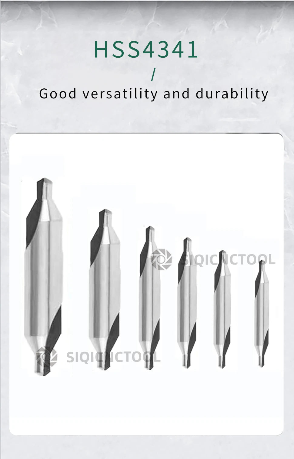 Hss Mittel bohrer für Metall 6 stücke Mittel bohrer Set Bohrloch zentrieren Bohrer Fräser Bohrer Set m35 Cen terin for bohren