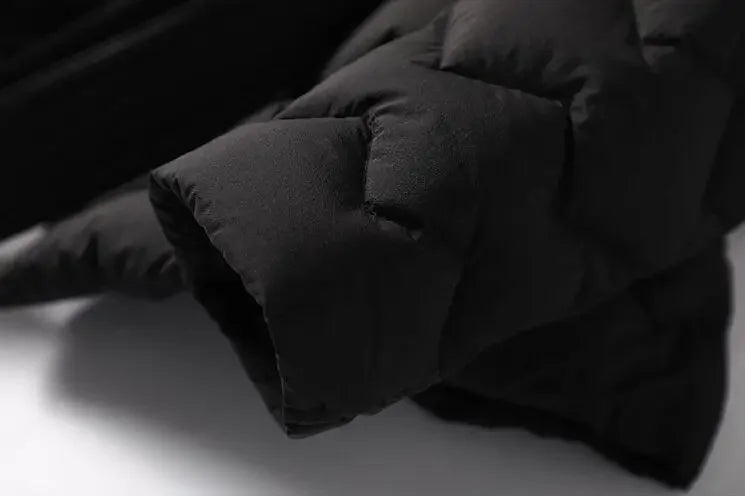 Leichte Daunen jacke mit Gürtel Frauen eleganter Krawatten gürtel lange Baumwolle weiße Ente Daunen Parka weibliche Damen Jacken Winter neu 2024