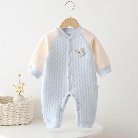 Baby-Body ohne Knochen, warmer Strampler für Neugeborene, Jungen und Mädchen, Cartoon-Body mit langen Ärmeln, Kletteranzug.