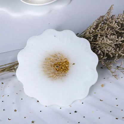 Three-layer Fruit Plate Tea Plate Silicone Molds Cup Pad Epoxy Resin Casting Mould for DIY Epoxy Resin Home Table Decoration.