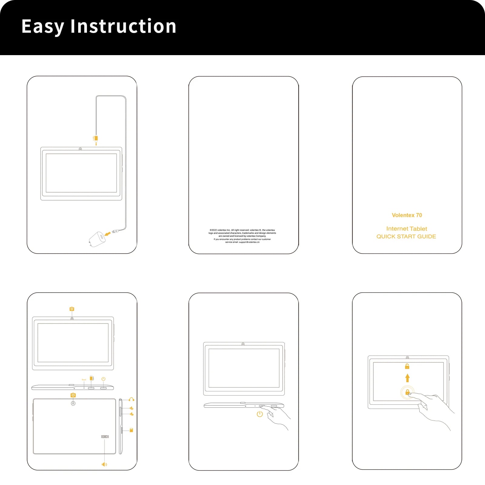PRITOM Kids Tablet 7 inch Android 13 4GB (2+2 expandable) RAM 32GB ROM WiFi Bluetooth Learning Software Installed with Lanyard.