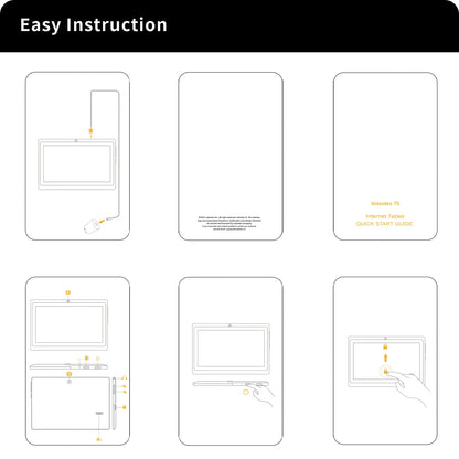 PRITOM Kids Tablet 7 inch Android 13 4GB (2+2 expandable) RAM 32GB ROM WiFi Bluetooth Learning Software Installed with Lanyard.