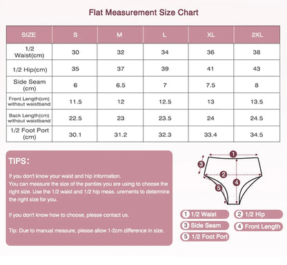 Seamless Women's Leakproof Period Panties Breathable Reusable Washable Tampon-free Menstrual Underwear period Sanitary Pants.