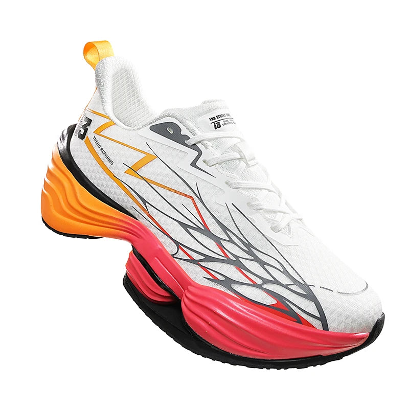 Sportschuhe Herren Mesh Atmungsaktive Dämpfung Hochwertige rutschfeste Turnschuhe Sommer Marathon Training Laufschuhe für Damen.