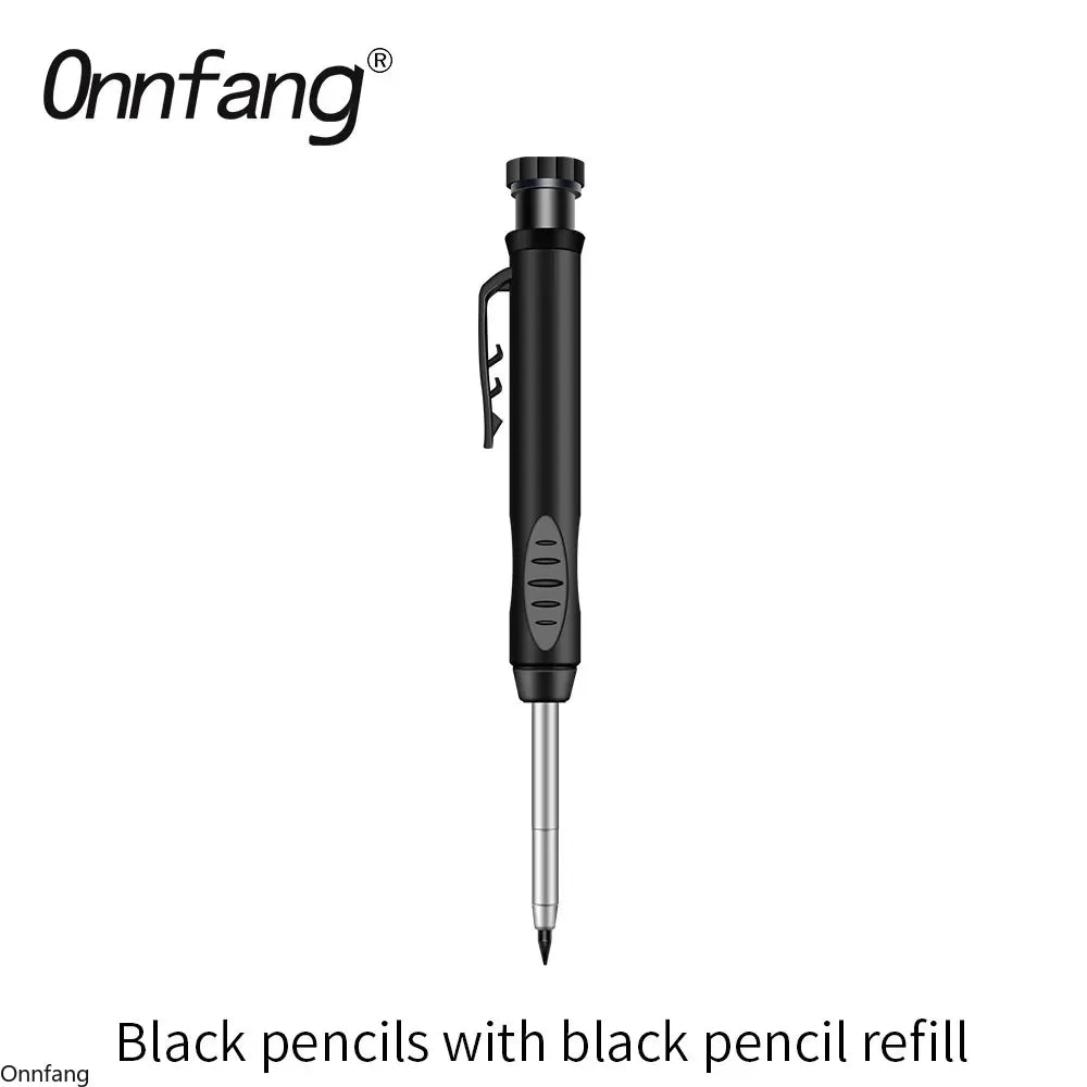 Heiße 2,8mm Markierung Druck bleistift solide Zimmermann Schreiber Schreiner mit Anspitzer für die Holz bearbeitung Zeichnung Briefpapier