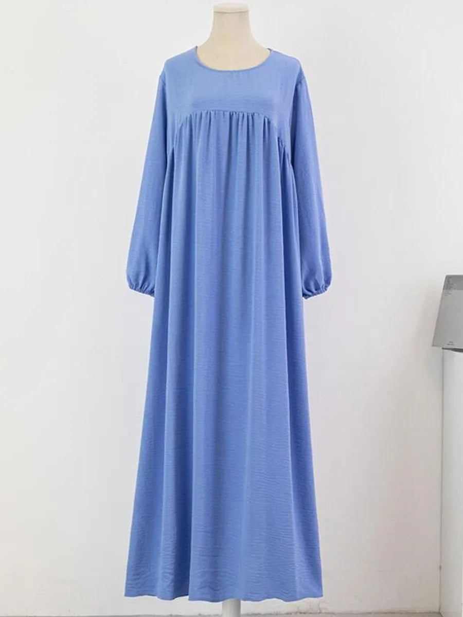 Muslim Women Dubai Abaya luxury kebaya Solid Color Long Dress Modest Ramadan Robe kaftan Femme musulmane african Islam Clothing.