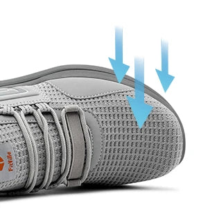 FitVille Herrenschuhe, extra breit, leicht, für geschwollene Füße, orthopädische Fußschmerzlinderung, Straßenlauf- und Wandersneaker.