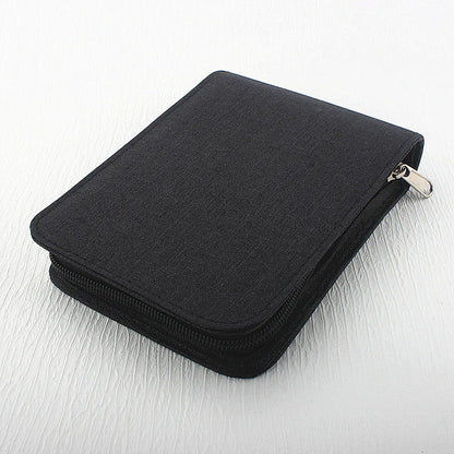 48 /24/10 Slots Fountain Pen Case, Canvas Pen Holder Display Pouch Bag Storage Large Capacity Waterproof.