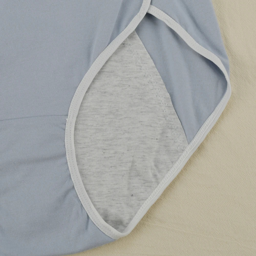 1Pack Women's Period Underwear Mid Waist Anti-Leakage Cotton Panties Comfortable Menstrual Briefs for Teens Ladies Intimates.