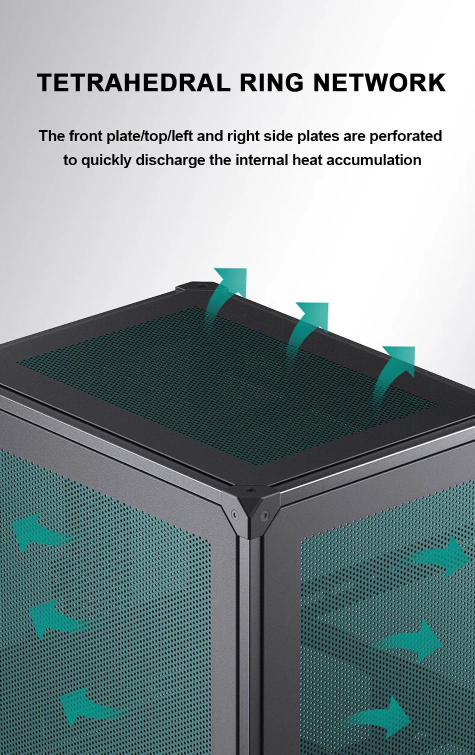 Jonsbo C6-ITX Handle Case MATX ITX MESH Boards Type-c ATX Power Supply Desktop Game Office Small Cooling Computer C6 Chassis.