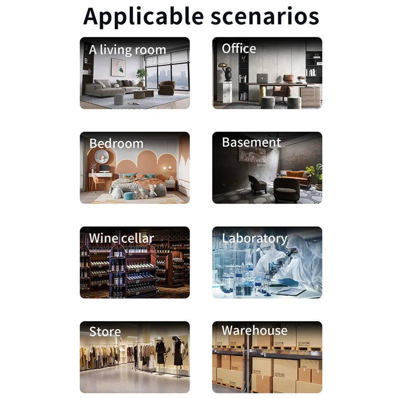 3.2L Household Dehumidifier Moisture Absorbent Desktop Air Dryer Drying Machine Electric Absorber Bedroom Kitchen LED Display.