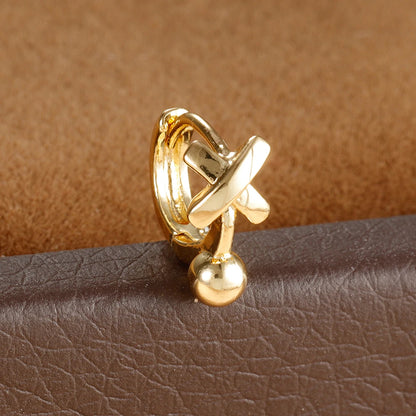 1Pc Stainless Steel Small CZ Hoop Cartilage Earrings Tiny Cross Tragus Rook Daith Earring Tragus Helix Rook Ear Piercing Jewelry.