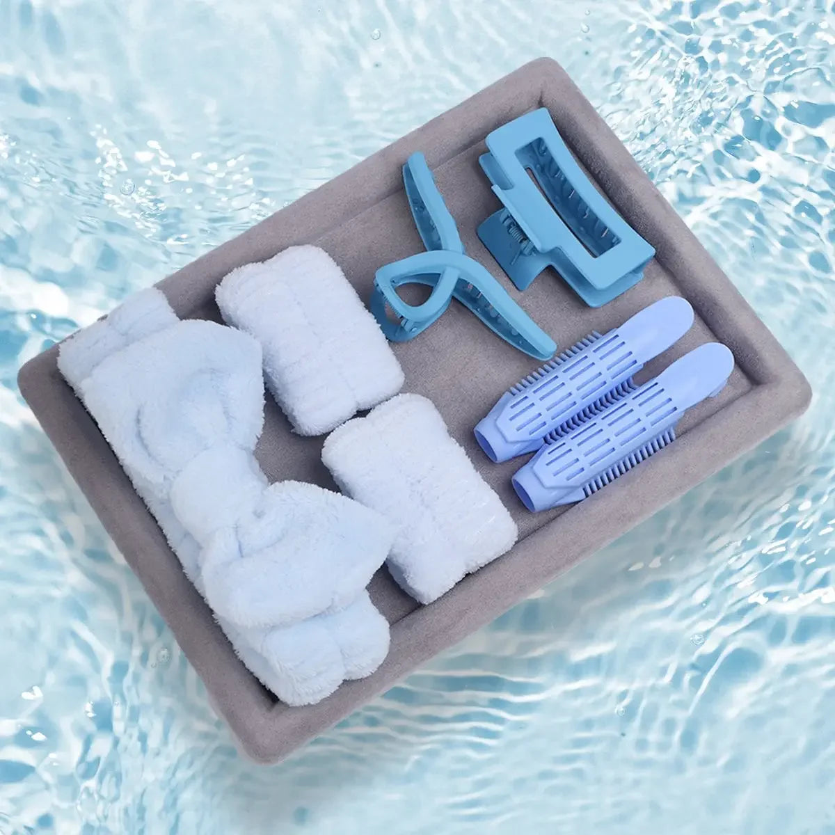 58-Piece Hair Accessories Set Butterfly End Hair Ties Shark Clip Flower Hair Grips Hair Bands Hair Accessories for Women Girls.