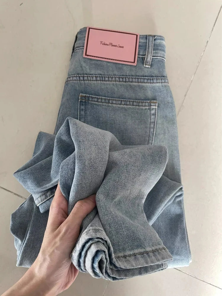 Women Wide Leg Baggy Jeans Lady Vintage Y2K Punk Low Rise Waist Loose Denim Pants Streetwear Fashion Trashy Long Skater Trousers.