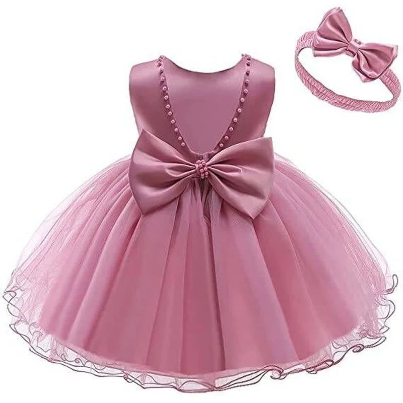 Neues elegantes Kleid für Mädchen Baby 1. Geburtstag Partykleid Säuglingskleid Mädchen Weihnachten Hochzeit Prinzessin Kleid Kind Festliches Kleid.