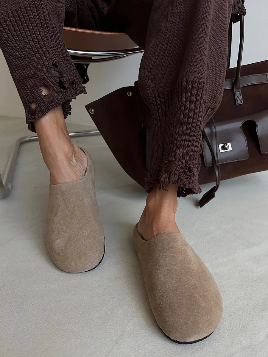 Two Piece Ripped Set Women Knit Tracksuits O Neck Long Sleeve Casual Baggy Sweatshirts+ Joggers Pants Outfits 2025 Fall Winter