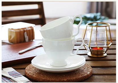 Plain white quality bone china tea cups set, ceramic coffee cup, japanese coffee cup, porcelain turkish coffee cups, originales.