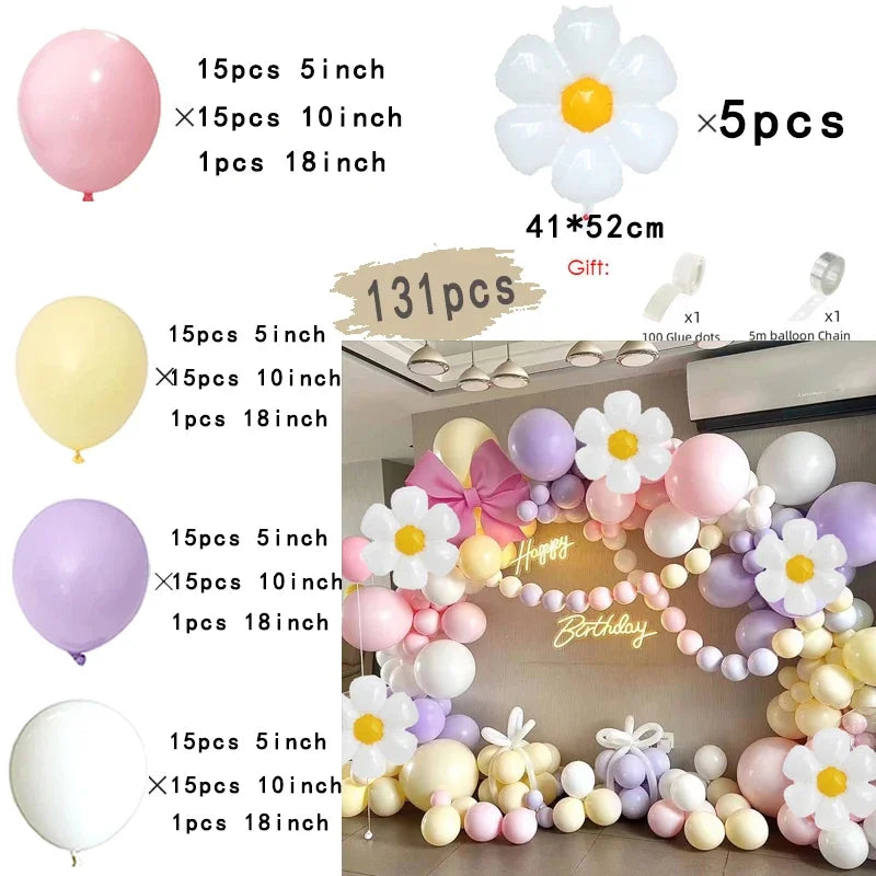 Erröten Retro Rosa Elfenbein Weiß Luftballons Girlande Bogen Kit für Geburtstag Party Hochzeit Baby Dusche Dekorationen Party Ballon Liefert