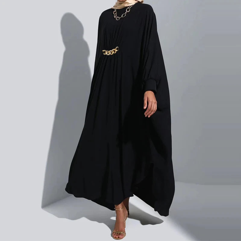 Fashion Muslim Dubai Abaya for Women 2024 Soft Muslim Abayas Women Khimar Turkey Islam Clothes Long African Dress Robe.