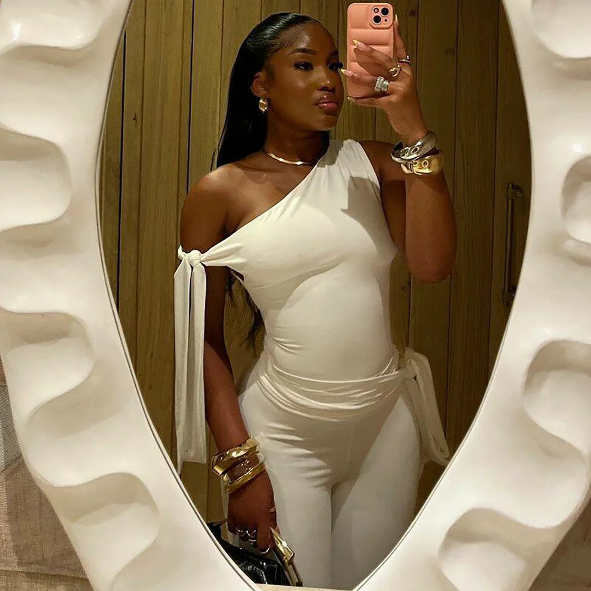 Tossy White Shorts 2 Piece-Set Female See-Through Slim Pleated Fashion Cropped Top And High Waist Shorts Sets Women's Outfits