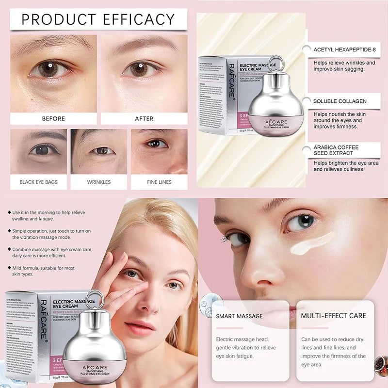 Advanced Collagen Eye Cream Anti Dark Circles Remove Eye Bags Moisturizing Firming Against Puffiness Beauty Eyes Skin Care.