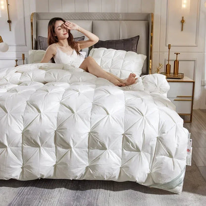 Down duvet 95 white goose down five-star hotel warm double single duvet core goose down duvet