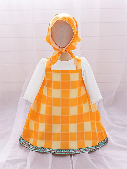 Mädchen Martha Cosplay Prinzessin Kleid Kleinkind Cartoon Bär Bühne Leistung Kleidung Kinder Karneval Party Maskerade Kleidung