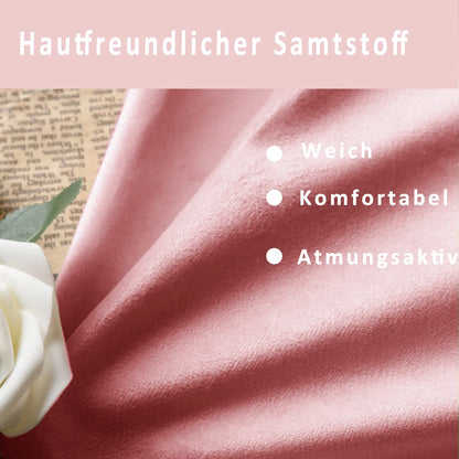 Kinderbett 90 x 200 cm hohes Geländer, Kinderbettgestell mit wolkenförmigem Kopf und Fußteil, Bett aus hautfreundlichem Samt