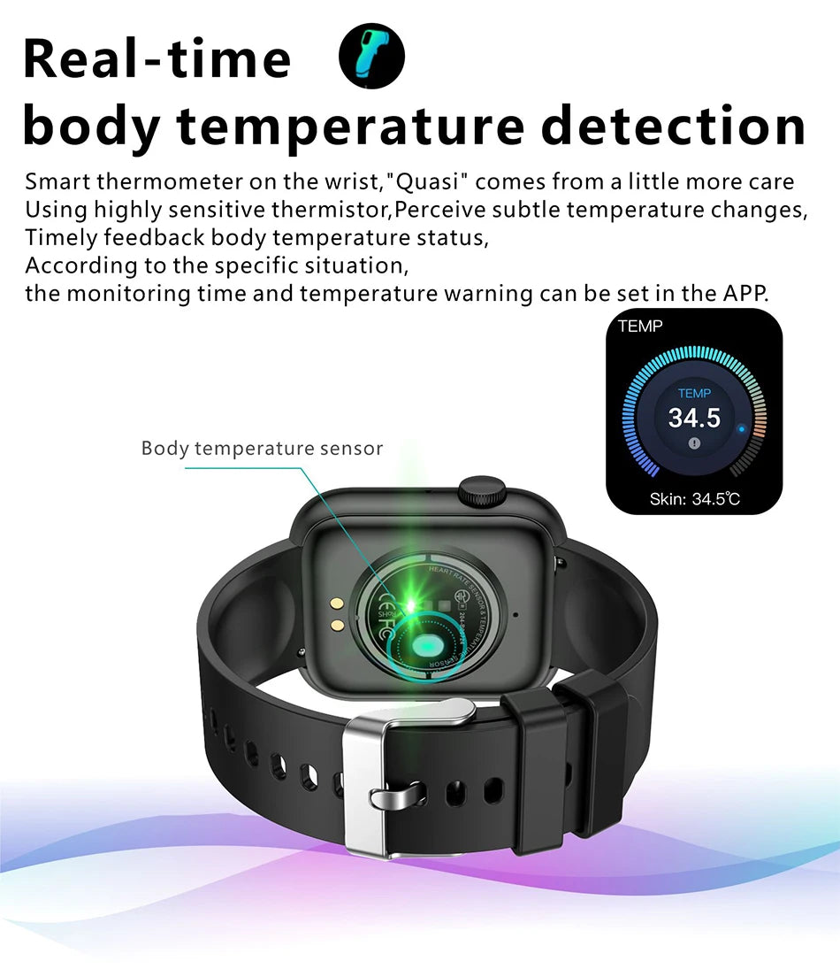 LIGE Smart Watch For Women Full Touch Screen Bluetooth Call Waterproof Watches Sport Fitness Tracker Smartwatch Lady Reloj Mujer.