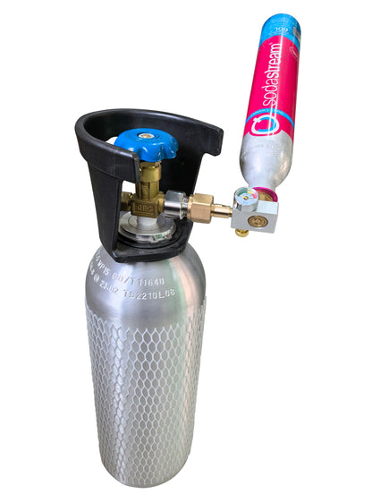2023 Soda Water CO2 Cylinder Adapter Carbonator Refill Fill Station for CO2 Tank Bottle Filling Replacement.