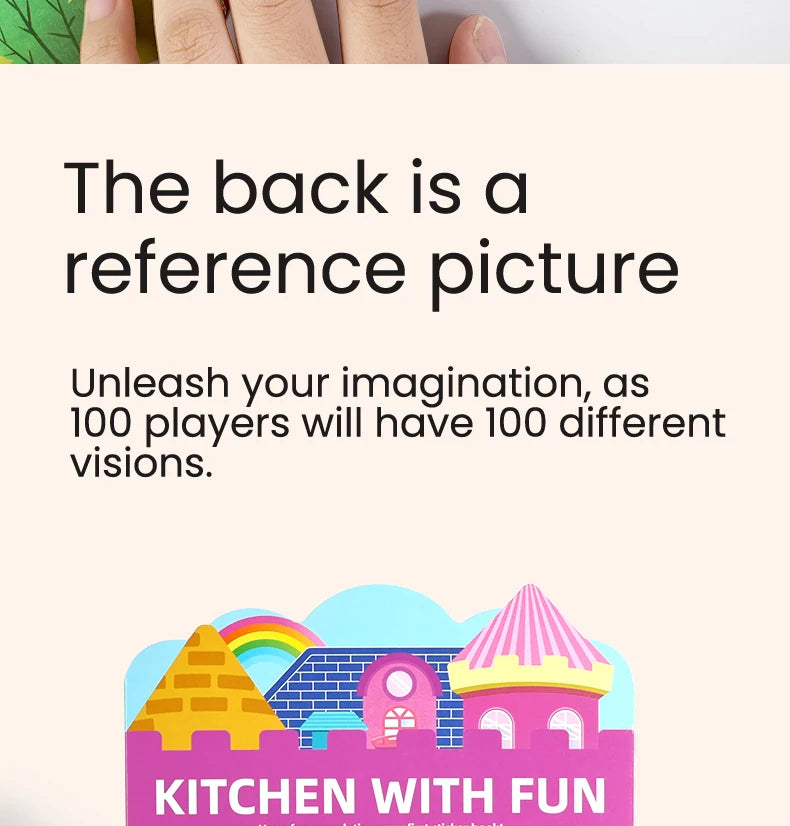 Kids' Reusable Castle Jelly Sticker Book Multi-Theme DIY Creative Jelly Stickers Portable Quiet Busy Book Montessori Sticker Toy