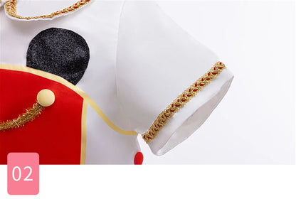 Kleinkind Disney Mickey Minnie Maus Cosplay Kleid Baby Mädchen Jungen Polka Dot Outfits Kinder Halloween Geburtstag Nette Kleidung Sets.