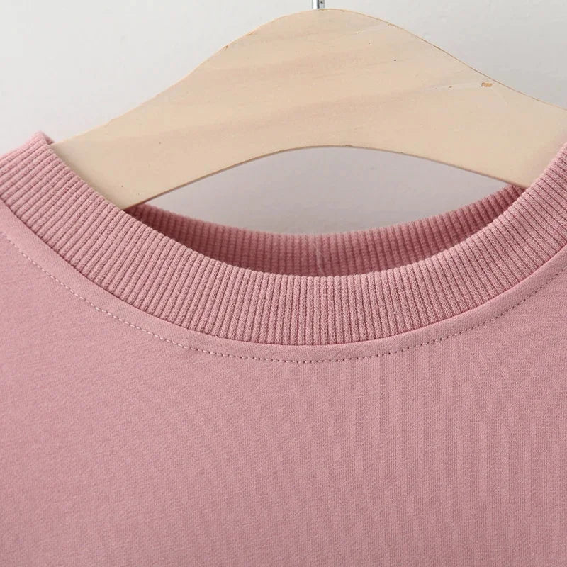 LZH Spring Autumn Girls Sports Suits Children Clothing Toddler Clothes Lace Warm Hooded Costume Outfit Kids Tracksuit Sets 3-8Y.