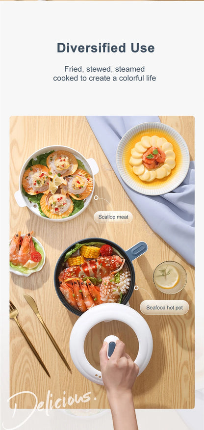 110V/220V Electric Rice Cooker Multicooker Multifunction Pot Mini Hotpot Appliances for The Kitchen and Home Pots Offers.