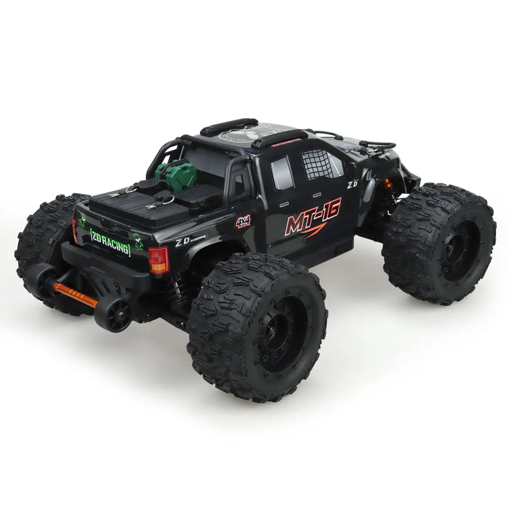 ZD Racing MT-16 1/16 RC Monster Truck Brushless 3S 80km/h 2.4G 4WD RC Car Brushless Truck Remote Control Off Road Car Toys