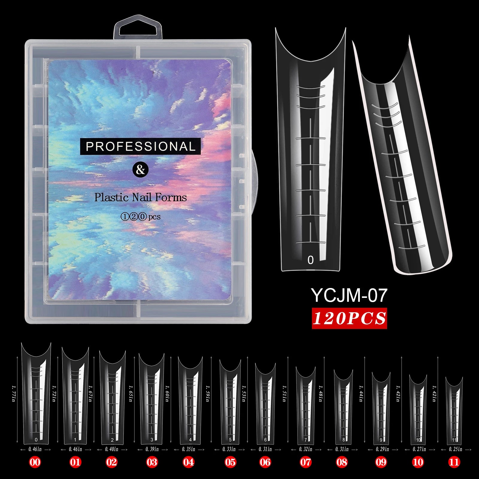 Extension False Nails Art Tips Acrylic Fake Finger Gel Polish Mold Sculpted Full Cover Press on Nails Manicures Accessories Tool.