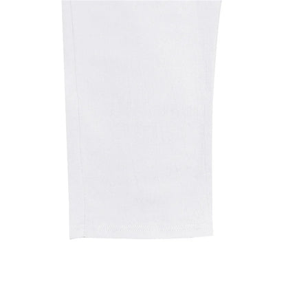 Autumn New Men's Cotton Pants Solid Color Button Drawstring Design Casual Loose Fit Cozy Trousers Simple Style Long Pants.