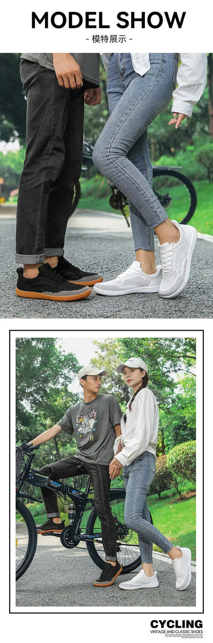 Sommer Breite Schuhe Männer Barfuß Breite Kappe Weichen Sohlen Outdoor Jogging Lace Up Casual Sneaker Atmungsaktive Laufschuhe Tenis Jeans