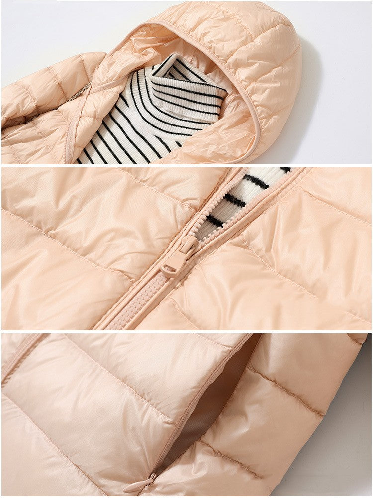 13 Farbe Neuankömmlinge Frauen Mode kurze ultraleichte dünne packbare Puffer Jacken weibliche süße Stil koreanische Daunen mäntel