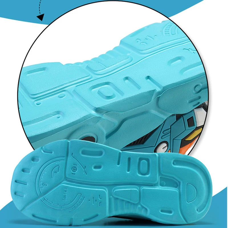 Kids Casual Shoes Boys Leather 5-15y Children Tennis Fashion Sneakers Toddlers Outdoor Cartoon Size 28-39.