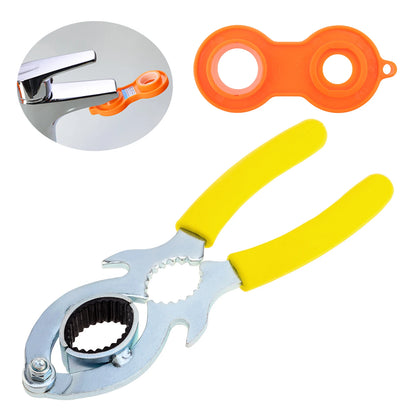 2pcs Faucet Bubbler Wrench for Kitchen Sink Bathroom Wash Basin Faucet Aerator Removal Repair Spanner Disassembly Cleaning Tool