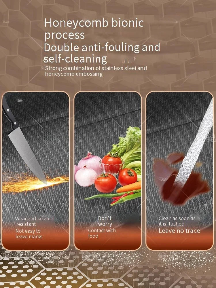 Wasserfall-Küchenspüle aus Edelstahl mit Digitalanzeige, extra große Einzelschüssel, multifunktionales Gemüsewaschbecken für den Haushalt